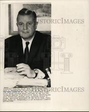 1962 Press Photo First Boston Corporation president Emil Pattberg in New York. picture