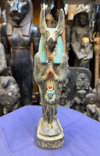RARE ANCIENT EGYPTIAN ANTIQUES Statue Large Of God Anubis God of Mummification picture
