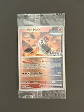 Rare Pokemon Iron Moth Paradox Rift European Stamp Promo Sealed 28/182 picture