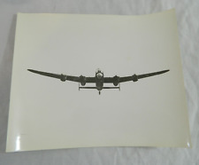 WW2 British Royal Air Force Lancaster Avro Heavy Bomber Aircraft Photograph 10x8 picture