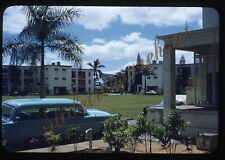 Schofield Barracks Military Hawaii Station Wagon Car 35mm Slide 1950s Kodachrome picture