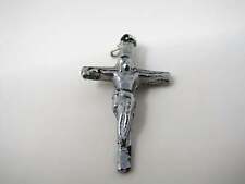 Vintage Christian Cross Crucifix Pendant: Shiny Design picture