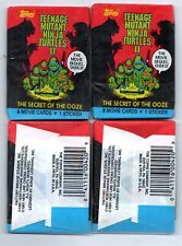 1991 Topps TMNT Movie The Secret of The OOZE I full color PACK trading cards picture