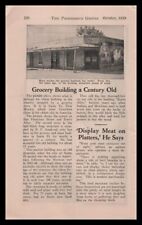 1929 BF Sandoval Oldest Grocery Store Photo Santa Fe New Mexico Article Print Ad picture