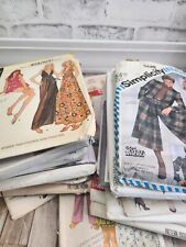 Lot Of 29 Vintage Women’s Sewing Patterns -  70’s, 80’s & 90’s *As Is*  picture