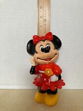 Vintage 60’s Walt Disney Minnie Mouse Bank Plastic with Stopper picture