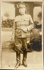 RPPC WWI Major General H. Greene Camp Lewis Washington Real Photo Postcard 1917 picture
