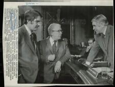 1975 Press Photo Charles H. Morin with Pittsburgh Steelers Football Executives picture