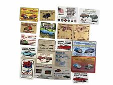 Lot Of 20 Car Show Participation Dash Plaques 1976 Vette Nationals Others 2000’s picture