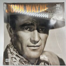 John Wayne New In Wrap 2017 official 18 mo calendar Cowboys Westerns Collector picture