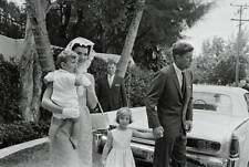President Kennedy family leave fathers house Palm Beach after a- 1962 Old Photo picture