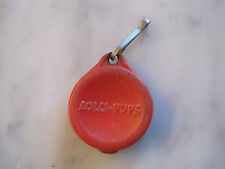 Lollipups Lolli Pups Key Chain Luggage Tag Address Inside Red Vintage  picture