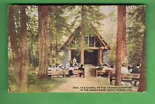 c1910 ANTIQUE POSTCARD THE CHAPEL OF THE TRANSFIGURATION WOODS NEAR TAHOE TAVERN picture