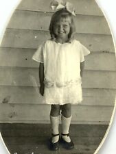D1) RPPC Photo Postcard 1900-10's Girl Portrait picture