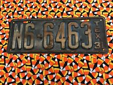 1931  TEXAS  PASSENGER  LICENSE PLATE N66463 picture