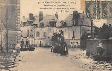 CPA 49 CHALONNES SUR LOIRE / 1910 FLOODS / ROUTE DE LA GARE picture
