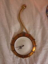  Vintage Phinney Walker wall clock. Twisted Rope, Nautical 1950s.  picture