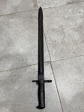 WWI AEF US Army M1905 16in Bayonet - SA 1907 Springfield Armory WW2 NO SCABBARD picture