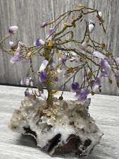 Piante D'amore Handcrafted Tree of Love Engery Stones & Wire Tree Amethyst 6x4 picture