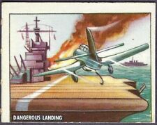 1950 Topps, Freedom's War, #148 Dangerous Landing - Partial Set Break - Ex (OC) picture