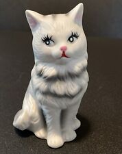 Vintage UCGC Taiwan Gray Cat Figurine  picture