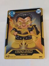 DC Super Hero & Villain Ooshies BLACK ADAM Gold Chase Card Rare picture