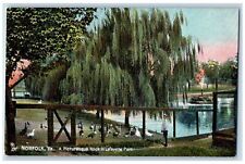 Norfolk Virginia VA Postcard A Picturesque Nook In Lafayette Park c1910's Tuck picture
