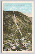 Postcard Mount Manitou Incline Railway Colorado picture