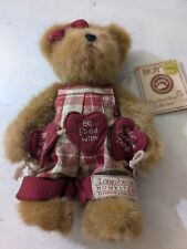 Boyds Bear Longaberger Luvey Heartstring Plush #94669LB Head Bean Collection TAG picture