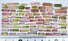Top Quality 90 Ct Natural Bi Color Tourmaline Crystal Lot Afghanistan - Paprok picture
