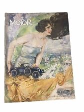 MoToR MAGAZINE JUNE 1922-RARE ANTIQUE COLLECTABLE-COVER ART BY H.C. Christy picture