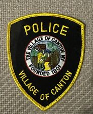 New York Village of Canton Police patch picture