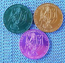 1978 LES MARIONETTES 10 gauge HR gold, green & purple alum Doubloons picture