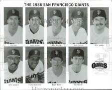 1986 Press Photo San Francisco Giants Baseball Team - afa48608 picture
