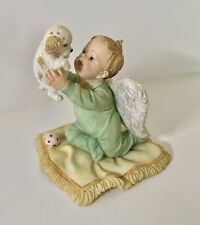 Silvestri Vintage Angel Boy With Puppy picture