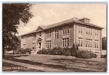 c1910 French Hall MSC Exterior Amherst Massachusetts MA Vintage Antique Postcard picture