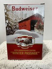 Budweiser Winter Passage 40th Anniversary Edition Holiday Beer Stein 2019 New picture