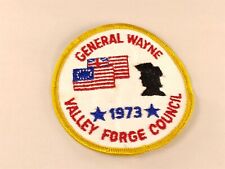 ✅ Patch 1973 General Wayne District Valley Forge Council Vintage BSA Boy Scouts picture
