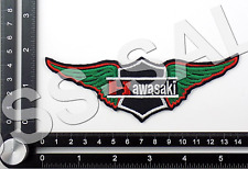 KAWASAKI WINGS EMBROIDERED PATCH IRON/SEW ON ~5-3/4