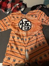 Dragon Ball Z Jumpsuit Unisex Fleece Union Suit Lightly Used Ripped Size (2x-3x) picture