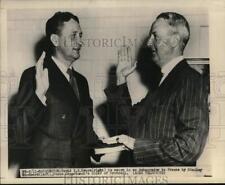 1949 Press Photo David K.E. Bruce with Stanley Woodward in Washington, DC picture