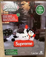 NIB Supreme | Large Airblown Inflatable Snowman | FW22 | White |  picture