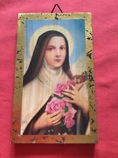 Rare relic of St. Therese of the Child Jesus from the clothes wonderful colors picture