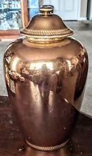 Lrg Wedgwood Copper Lustre Vase Urn Fairyland Z5490 Portland Vase mark 10 3/4