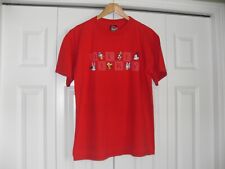 Mickey Unlimited Disney Character Red T-Shirt Size Large Short Sleeve picture