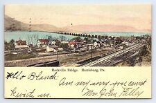 Postcard Rockville Bridge Harrisburg Pennsylvania Illustrated Post Card Co. NY picture