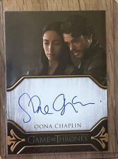 2023 Game of Thrones Arts and Images Autograph Oona Chaplin as Lady Talisa Stark picture