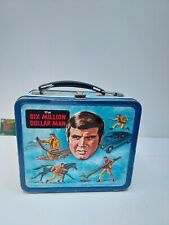 1974 THE SIX MILLION DOLLAR MAN METAL LUNCHBOX NO THERMAL picture
