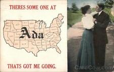 1913 There's Some One at Ada That's Got Me Going,MN Norman County Couple Vintage picture