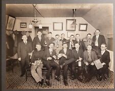 Antique Photograph Framed House Cleaning Committee 1930 Mens Club Lancaster NY picture